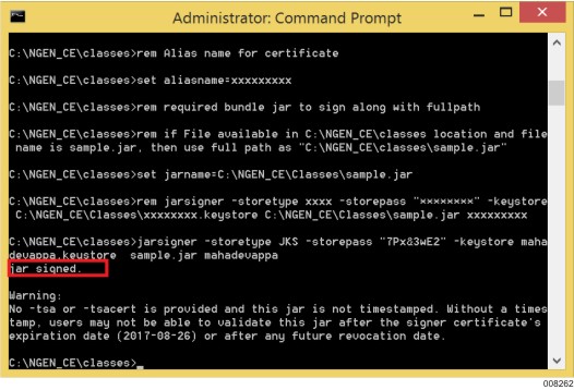 SignPresentationClientBundleJar.bat File