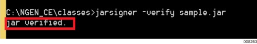 Signed jar File
