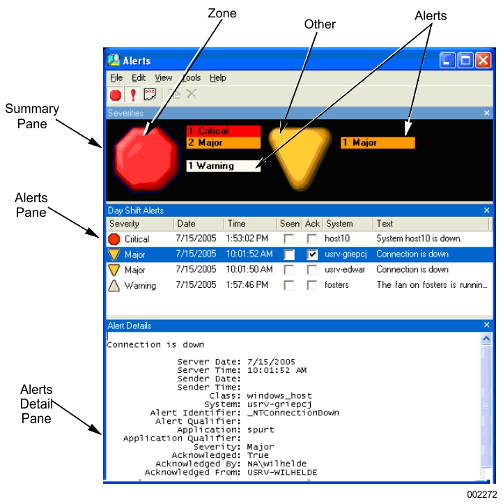 Alerts Window