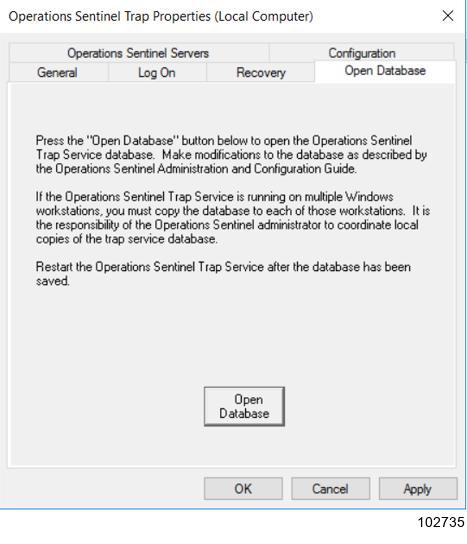 Open Database Tab
