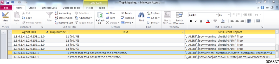 Example of Generating an Alert Event Report