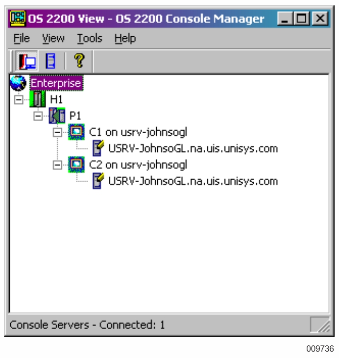 OS 2200 Console Manager