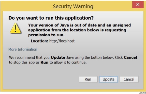 Unsigned Application — Security Warning Message
