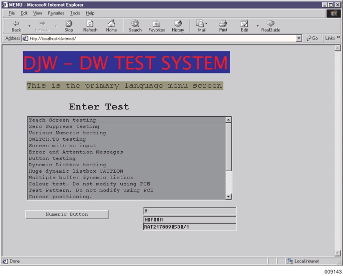 Sample HTML Form