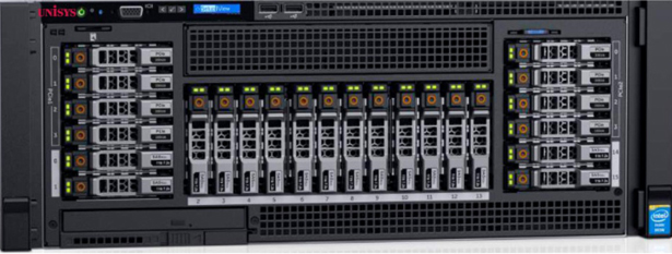 4-Socket (16- or 22-Core) Enterprise Partition Platform Front View