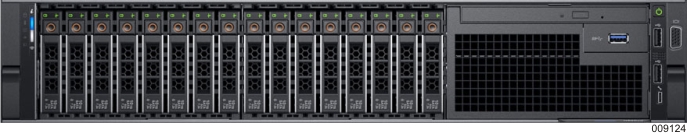 2-Socket (12- or 18-Core) Enterprise Partition Platform (Front&nbsp;View)